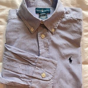 Classic micro stripe button down